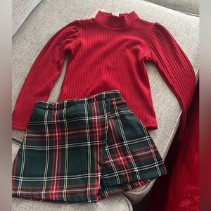 Little girls Sz 6 Christmas outfit